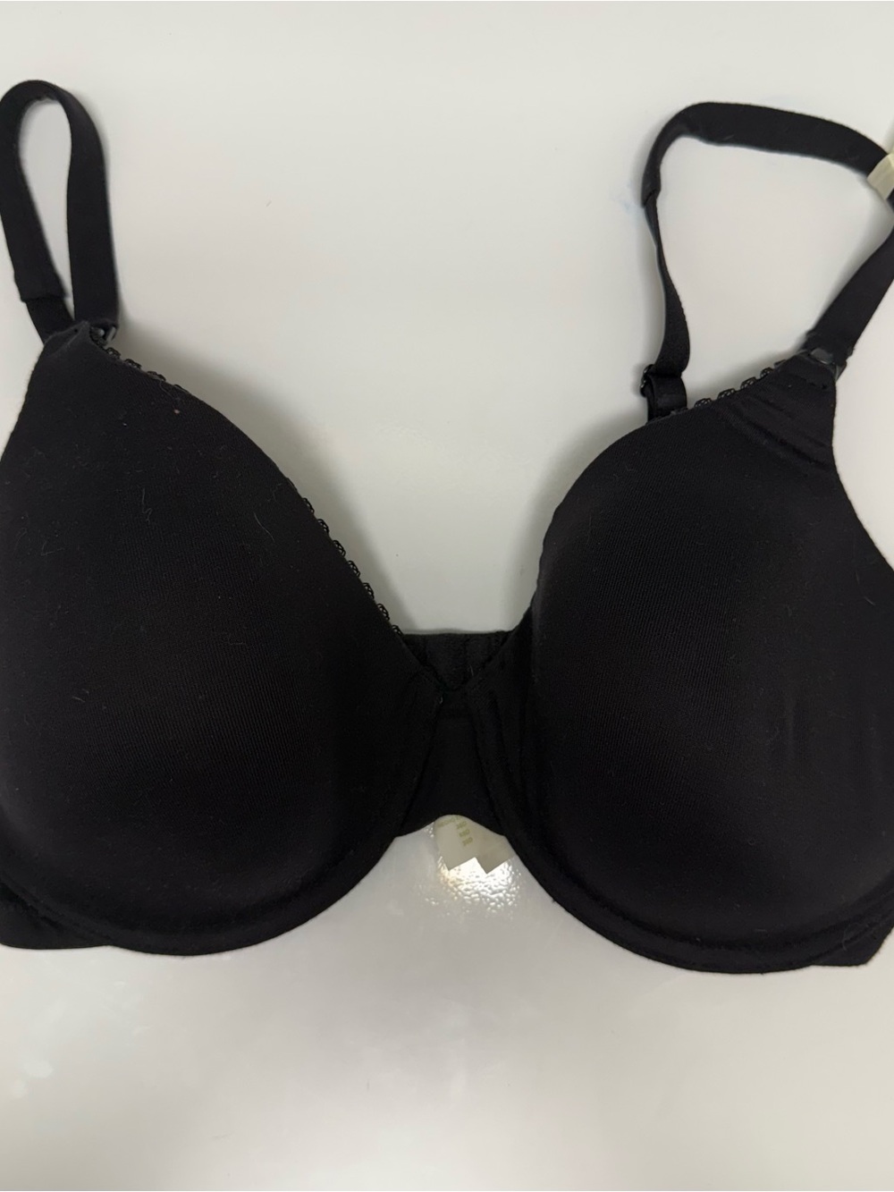 Motherhood Maternity Lily Black 36D Underwire Molded Cup Bra Adjustable Strap